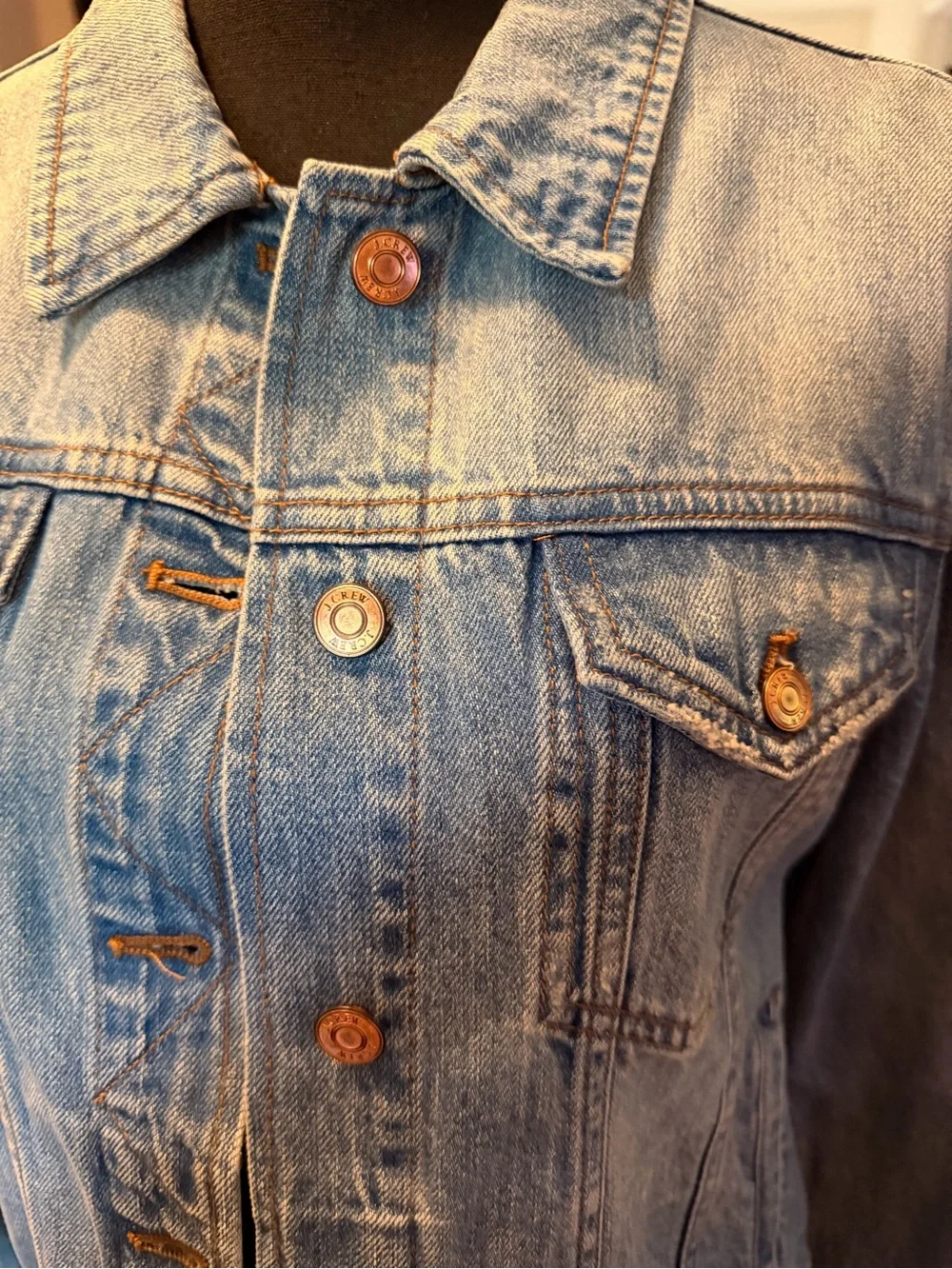 J. Crew Light Blue Denim Jacket - Classic Truckee Style